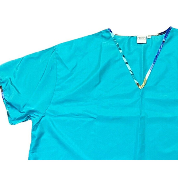 Gold Coast 2X Womens Sleep Shirt Night Dress Silky Feel Pajamas Short‎ Sleeves - Picture 3 of 6